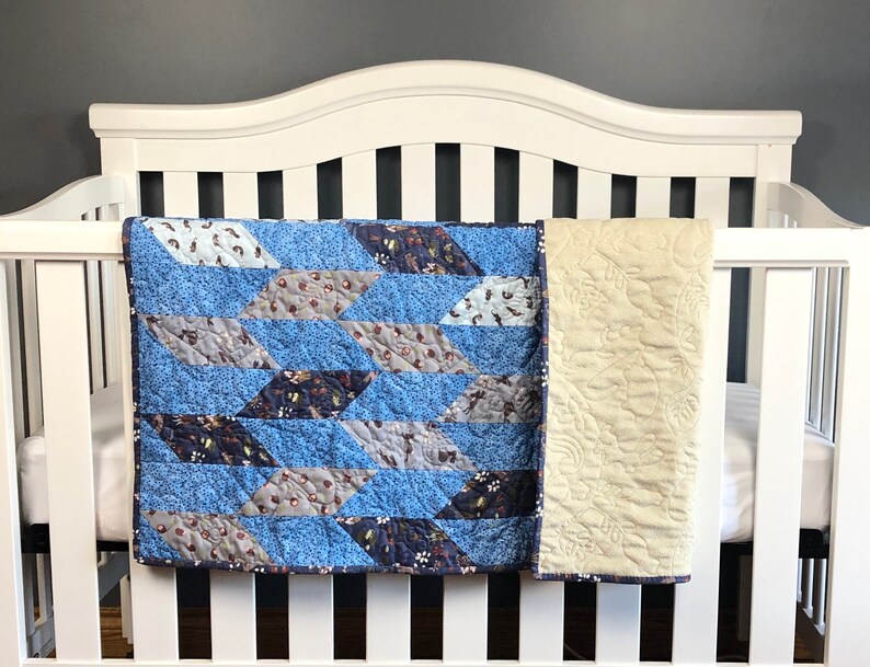 Little Critters Precut Chevron Crib Quilt Kit Featuring the Etsy Canada