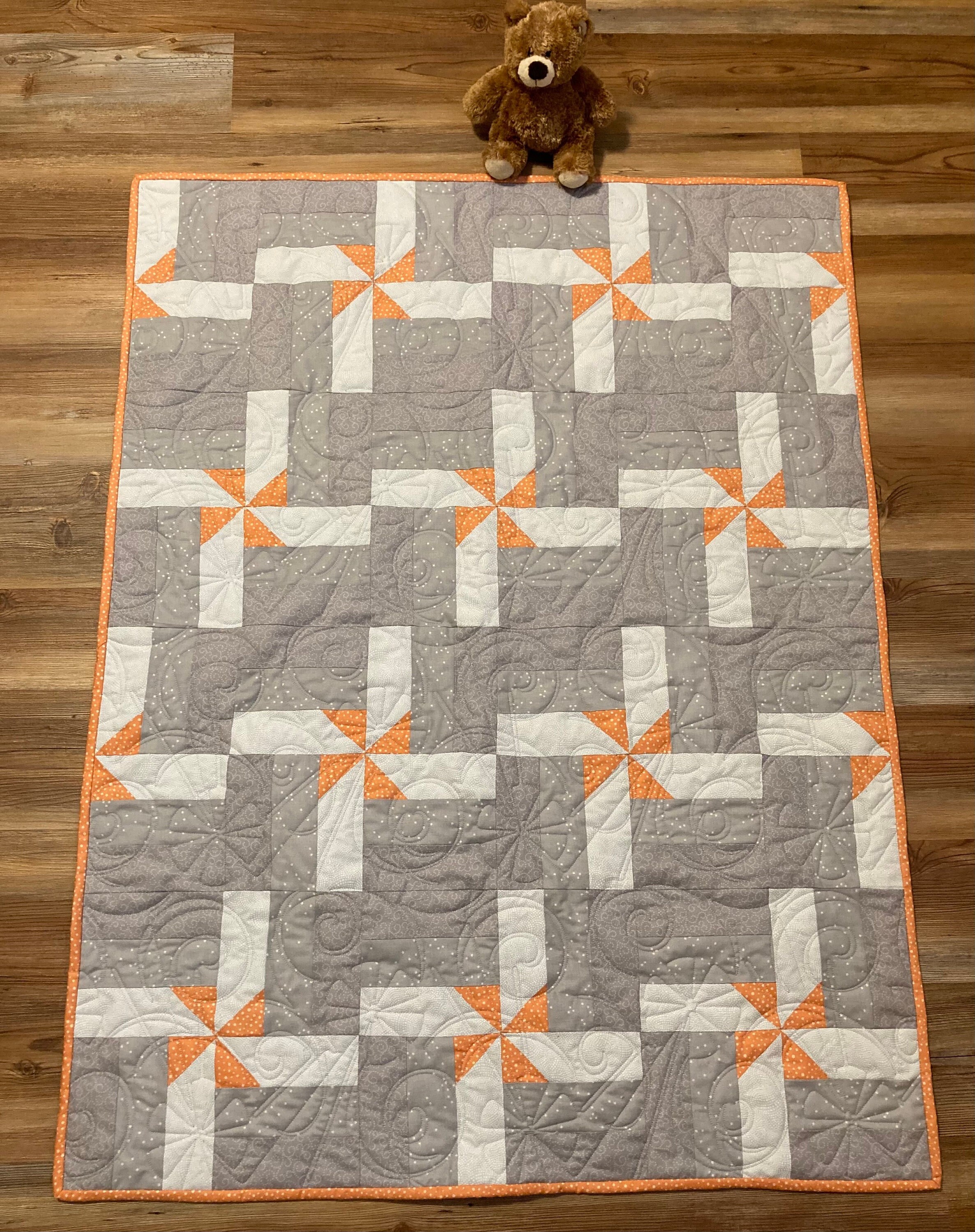 Twisted Rail Fence Quilt Pattern Spinning Rail Fence Quilt Pattern 3