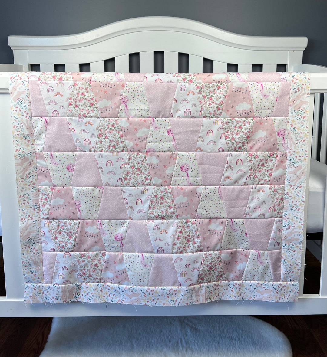 Pretty in Pink Baby Girl Quilt Kit Tumbler Quilt Kit Etsy