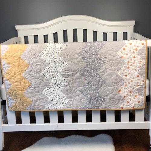 Modern Baby Quilt Kit Quilt Kits With Fabric Pre Cut Quilt Etsy