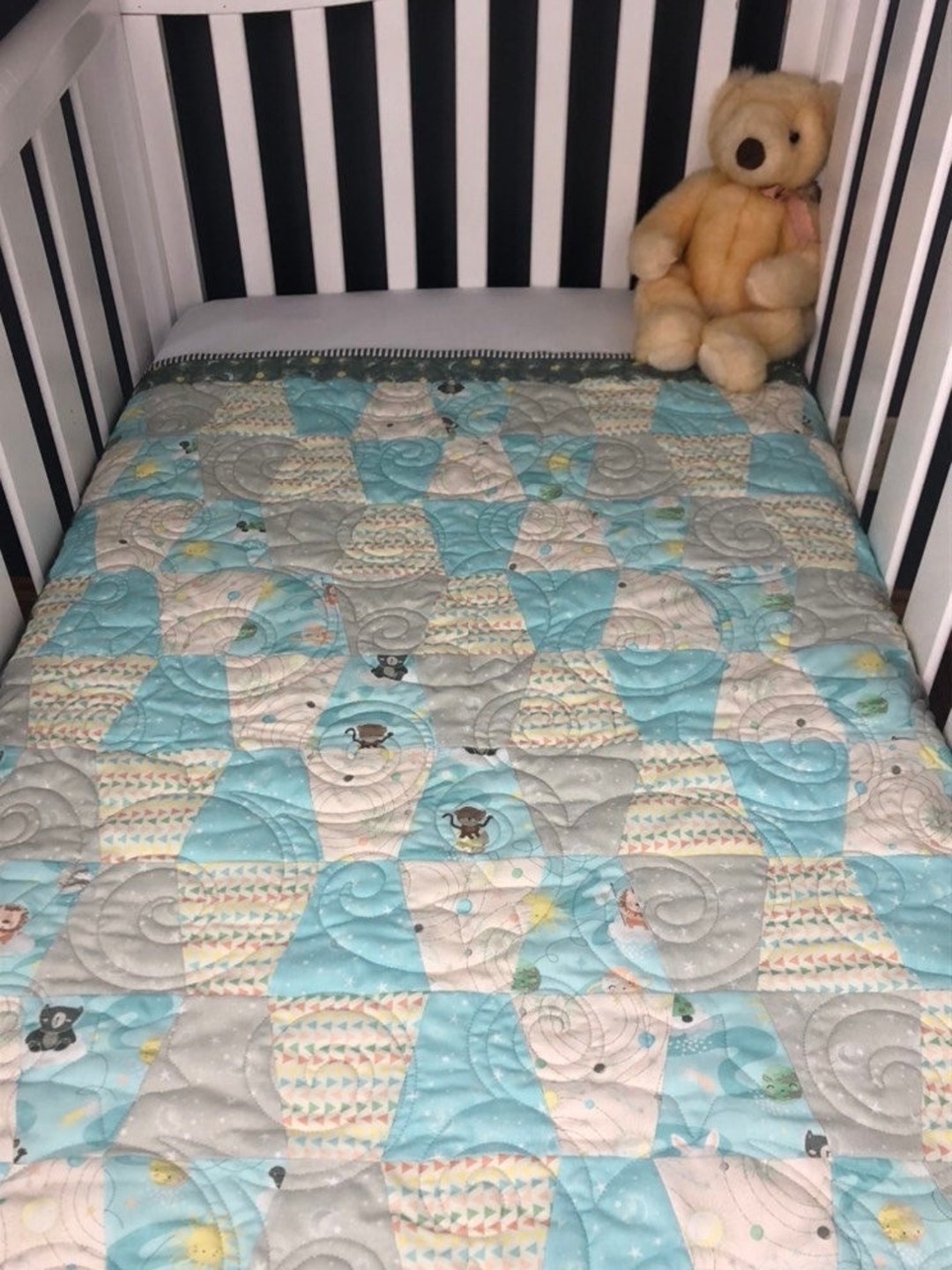 Baby Boy Quilt Kit Pre Cut Baby Quilt Kits Baby Quilt Kits Star Bright Tumbler Quilt Kit Baby Quilt Kit From Quiltiesisters Etsy Canada