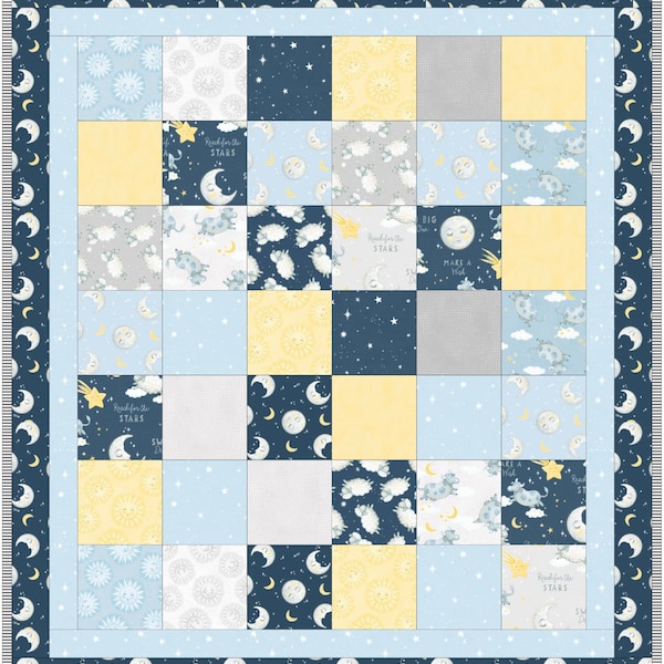Boy Baby Quilt Etsy