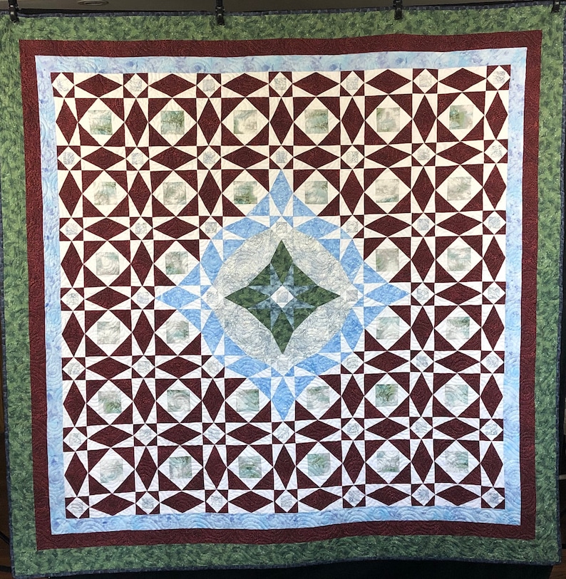 Storm At Sea Quilt Kit Tempest to Tranquility from | Etsy