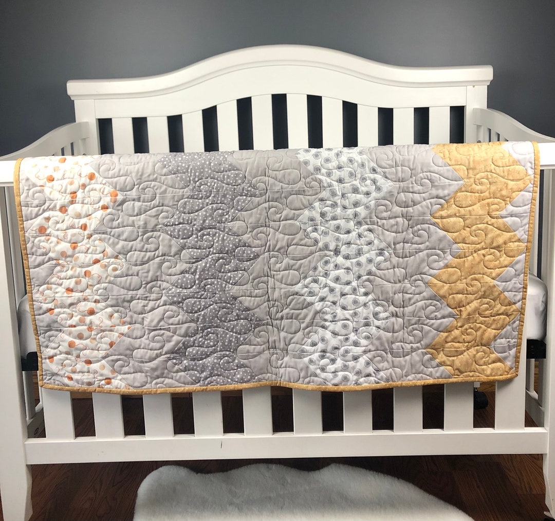 Modern Baby Quilt Kit, Quilt Kits With Fabric, Pre Cut Quilt Kits, Baby