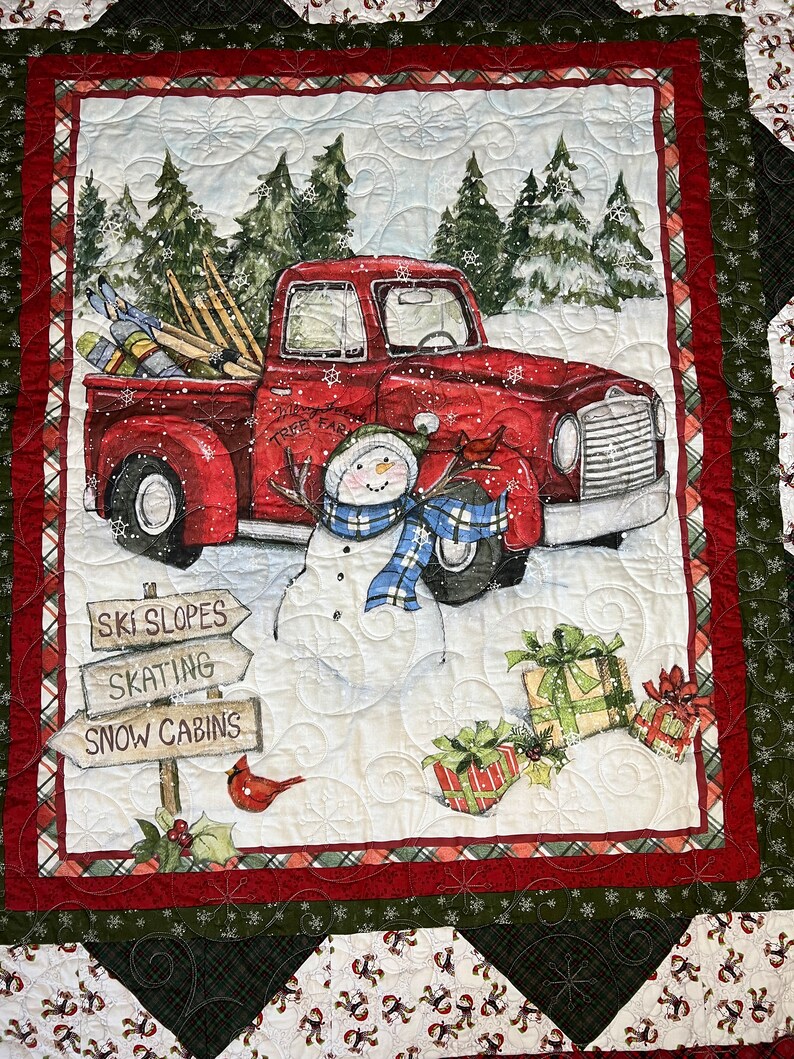 Christmas Lap Quilt Kit From Quiltiesisters . Everything in Etsy