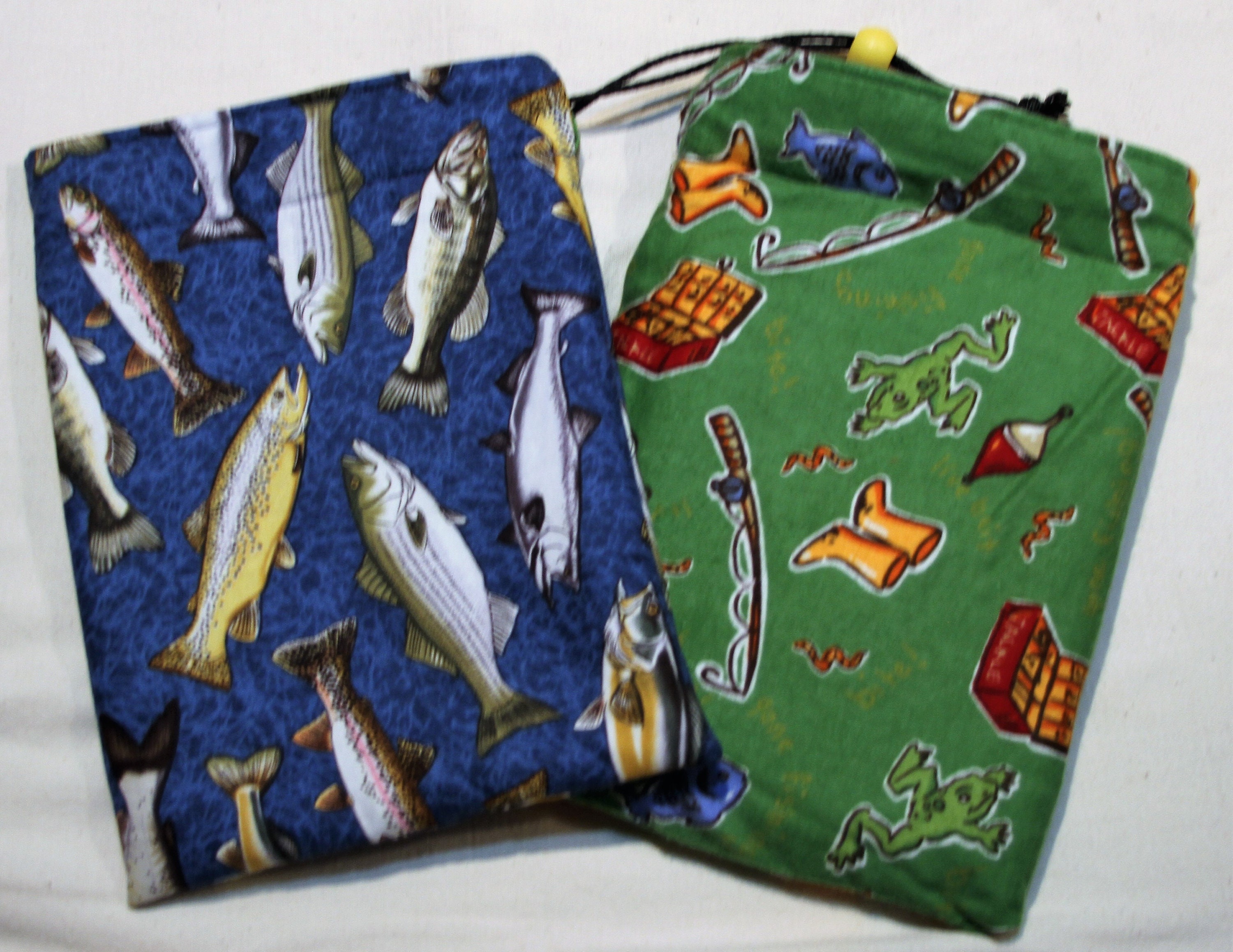 Reel cover Going Trout Fishing padded reversible reel cover Etsy