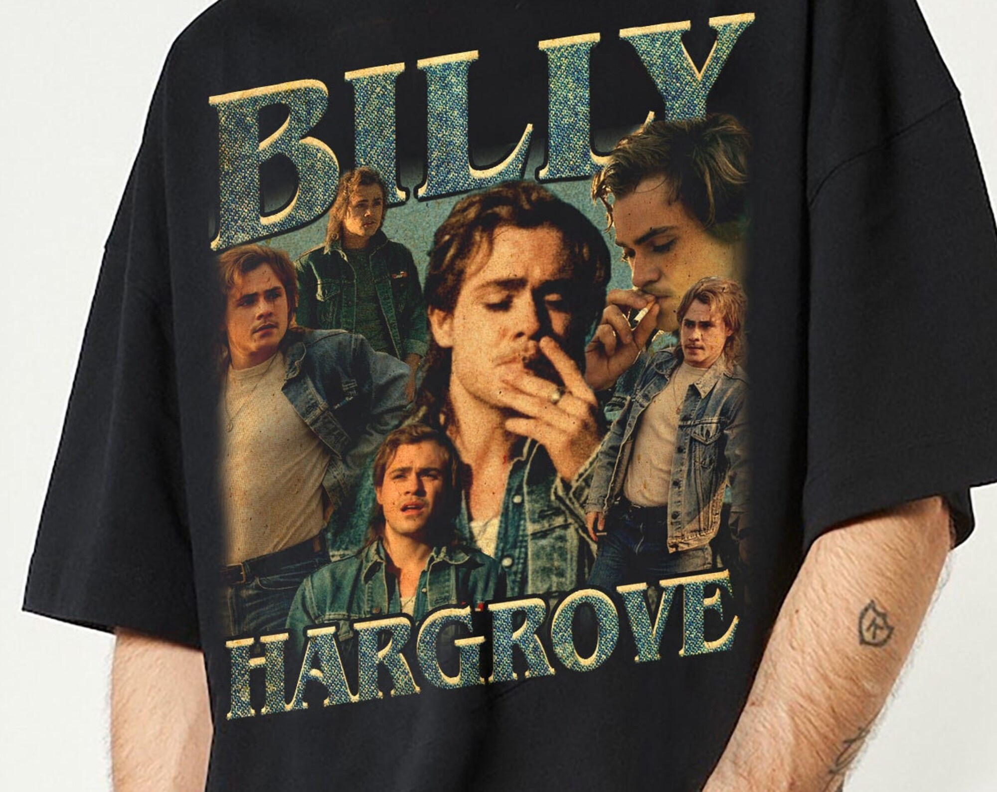Billy Hargrove Vintage 90er Jahre Grafik T-Shirt Billy Hargrove Vintage 90er Jahre Grafik T-Shirt