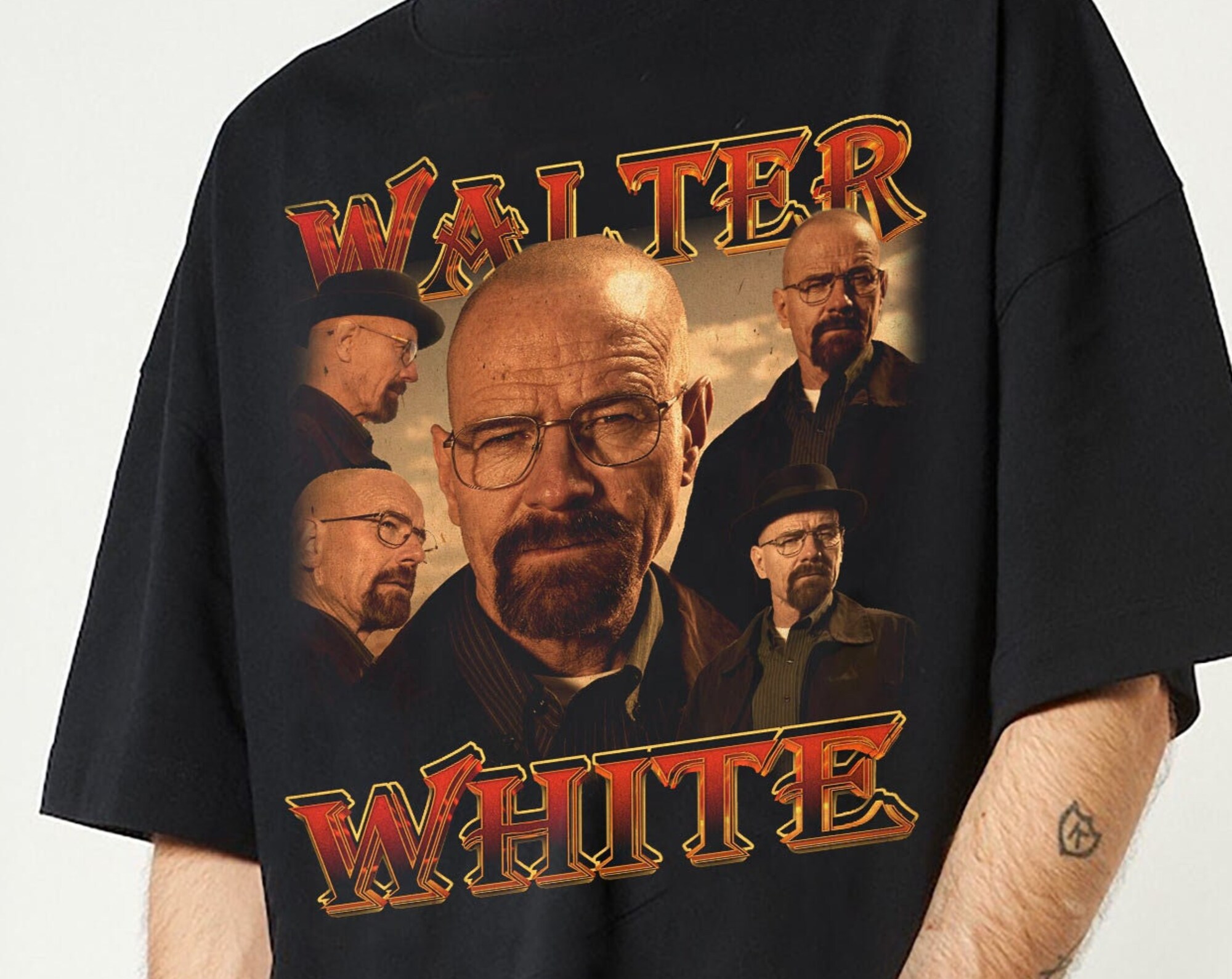 Walter White Breaking Bad Vintage T-Shirt Walter White Breaking Bad Vintage T-Shirt