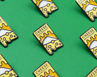 Cheese Enthusiast Enamel Pin