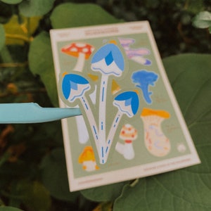 Scientifically Inaccurate Mushrooms Waterproof Sticker Sheet image 4