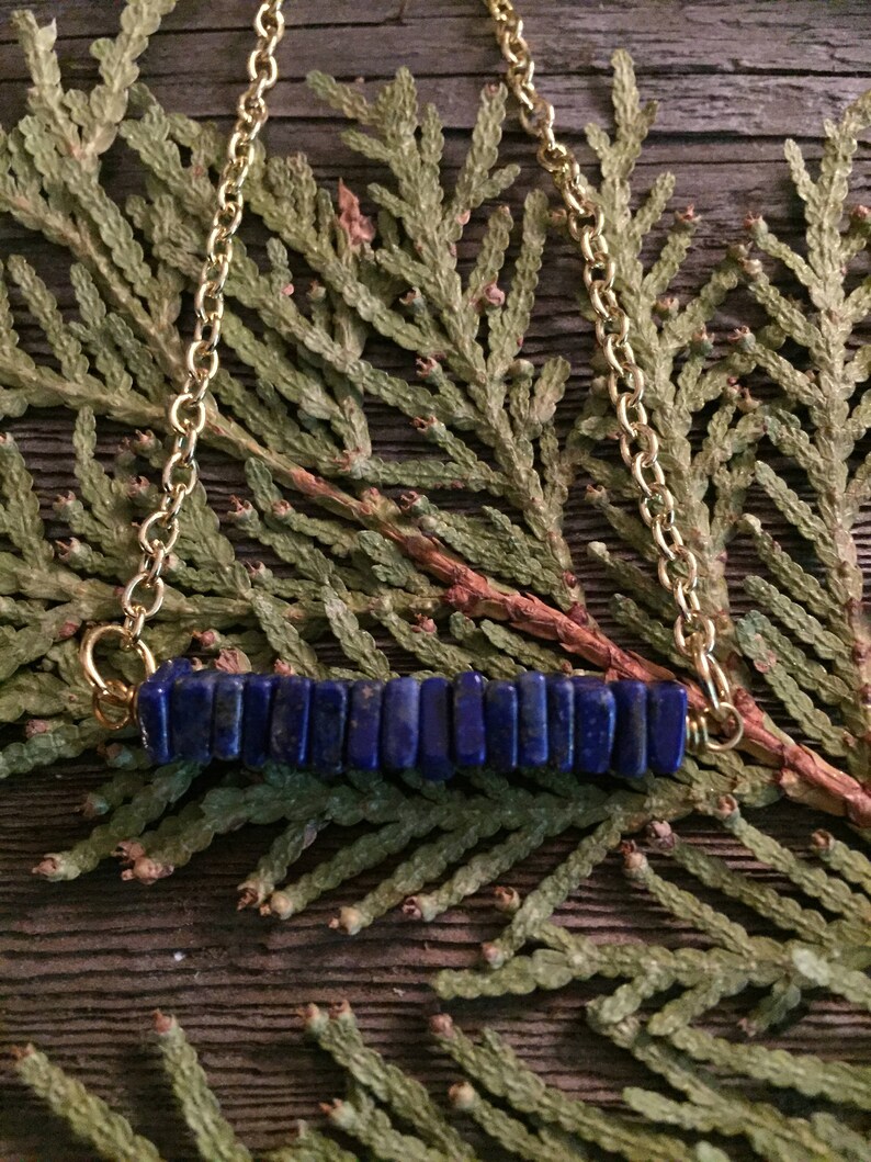 lapis lazuli, necklace, womens necklaces image 2