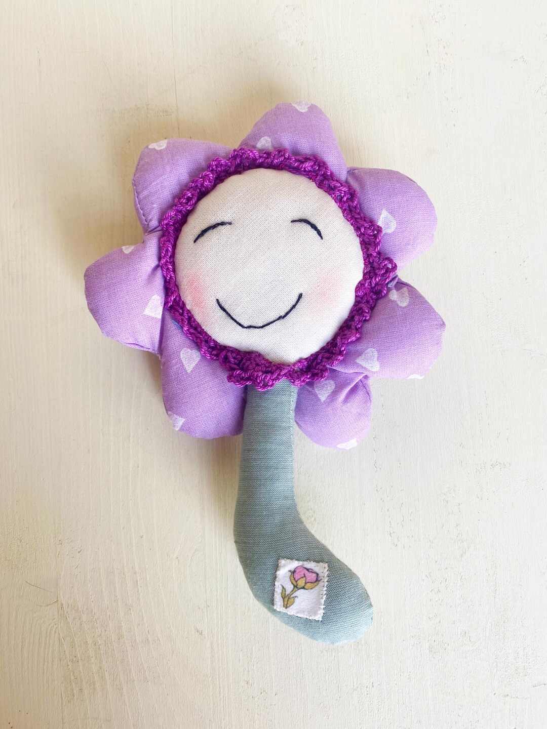 Charming Fabric Baby Rattle – Perfect for Little Hands - Etsy