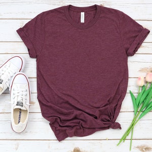 Effen Bella en Canvas 3001 Unisex Jersey Zachte T-shirt met korte mouw, T-shirt, T-shirt, Top