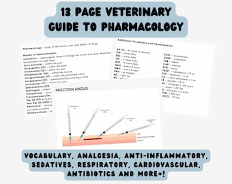 Guía de estudio de farmacología para técnicos veterinarios – Apuntes VTNE (Descarga digital)