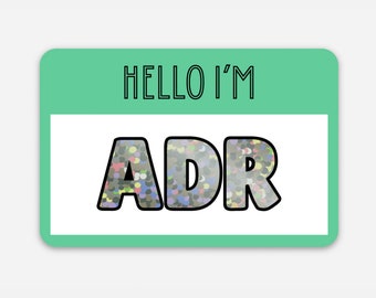 I'm ADR Vet Tech Sticker, Funny Veterinary Medicine Gift