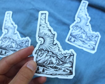 Idaho Vinyl Sticker - ID Decal, Idaho Decal, Idaho Silhouette