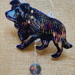 Border Collie Dog Ornament