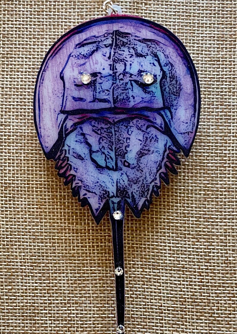 Horseshoe Crab Necklace Etsy