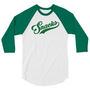 Chemise raglan à manches 3/4 Snacks (Vert)