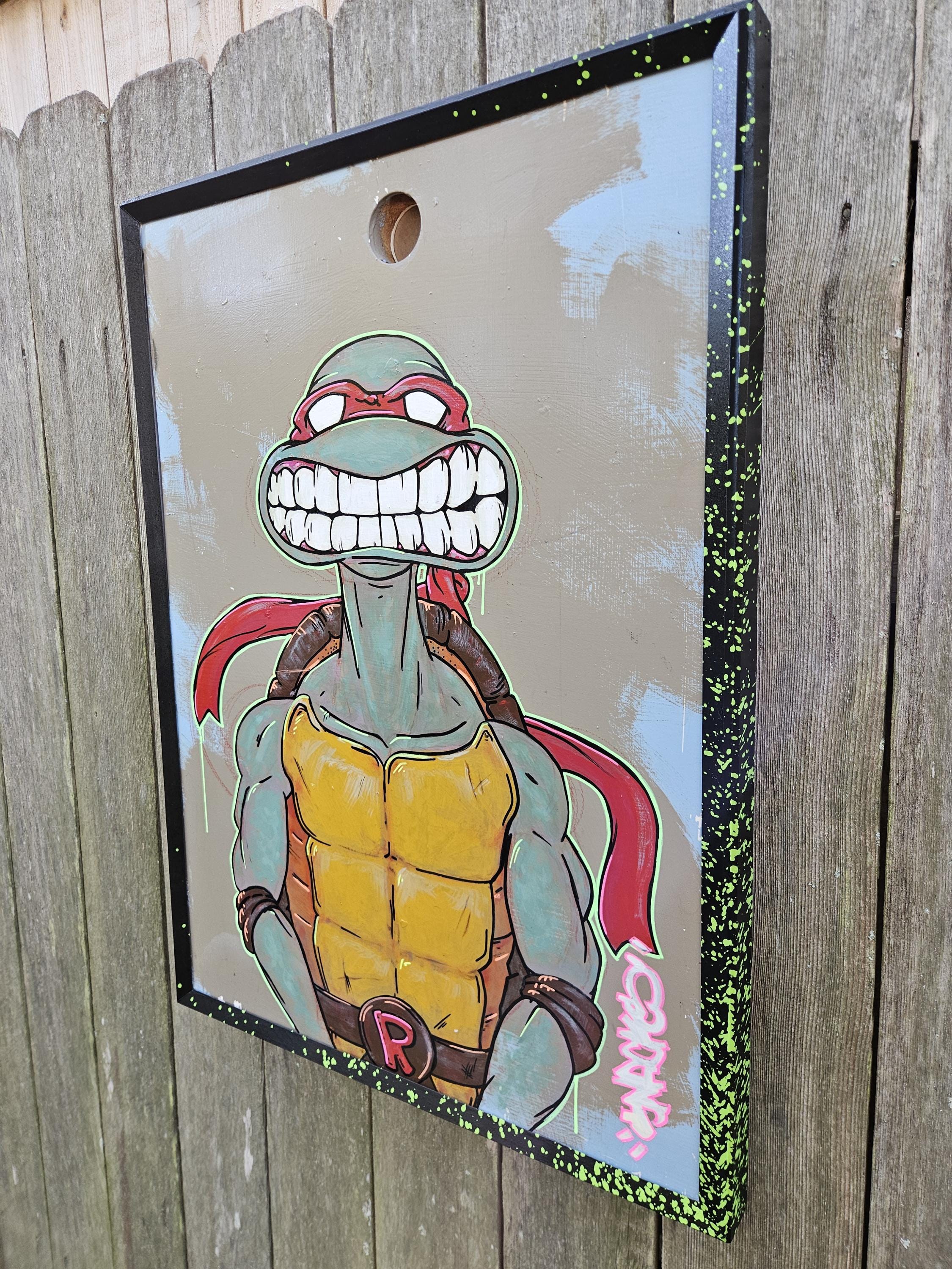 Teenage Mutant Ninja Turtles Raph Big Cheesy Portrait - Etsy