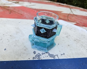 First Run: The Icebound Shot Glass O' Shock (Hand Painted)