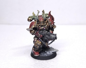 Dark Vengeance Chaos Chosen Space Marine with Bolter Custom Painted Miniature