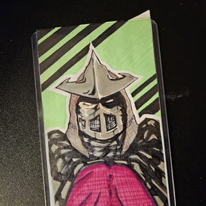 Post-it Art The Shredder Portrait