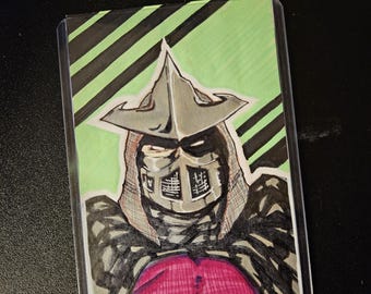El retrato de Shredder Post-it Art