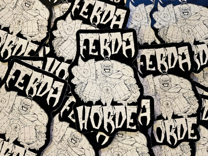 Ferda Sticker Ferda Horde Orc Vinyl Sticker - Etsy