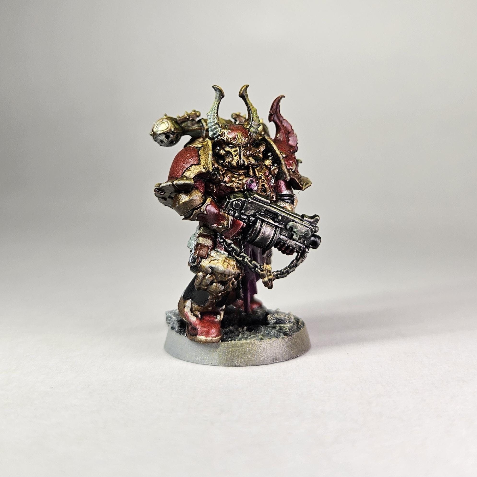 Dark Vengeance Chaos Chosen With Bolter and Rifle Backpack Custom