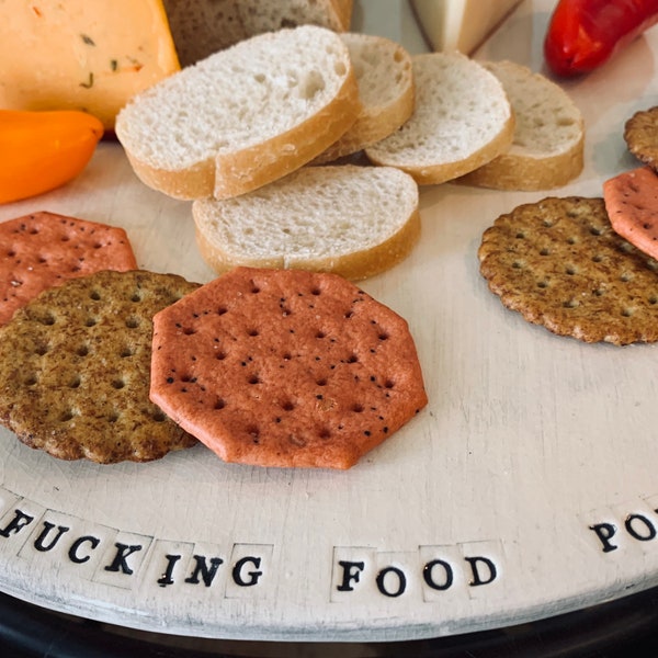 Motherfucking Food Porn - Red Floating Charcuterie Party Platter, Adult Party Gift