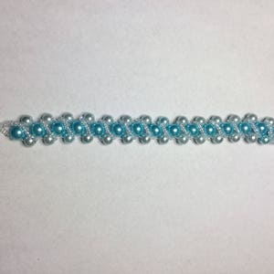 Beautiful Shades of Blue Beaded Bracelet image 2