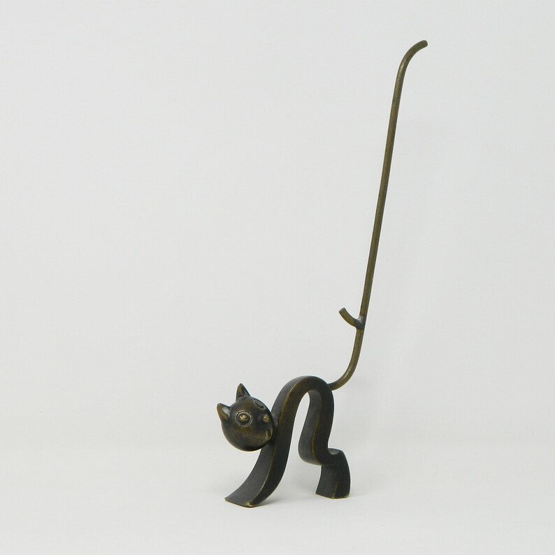 Richard Rohac Cat Richard Rohac Vienna - Cat Pretzel Holder Made of Bronze - Etsy