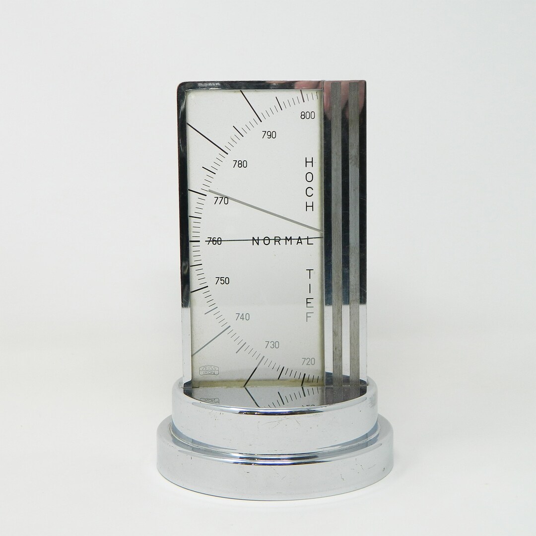 Art Deco Zeiss Ikon Table Barometer Germany Around 1934 Etsy