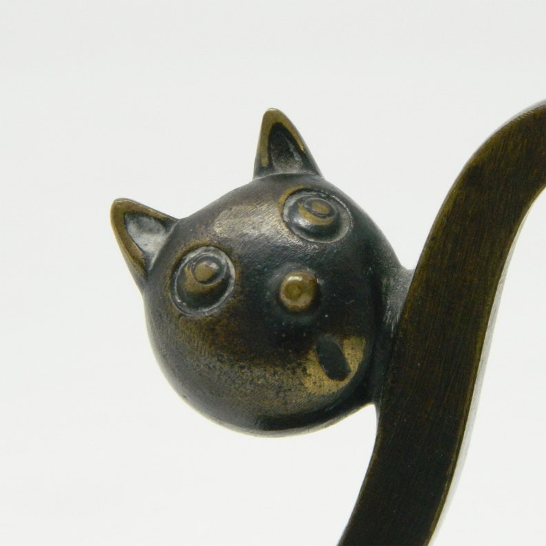 Richard Rohac Cat Richard Rohac Vienna - Cat Pretzel Holder Made of Bronze - Etsy