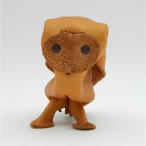 Small Leather Owl by Deru Germany, 1960s