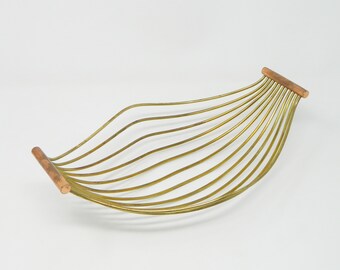 Viennese brass wire fruit bowl 50ts style