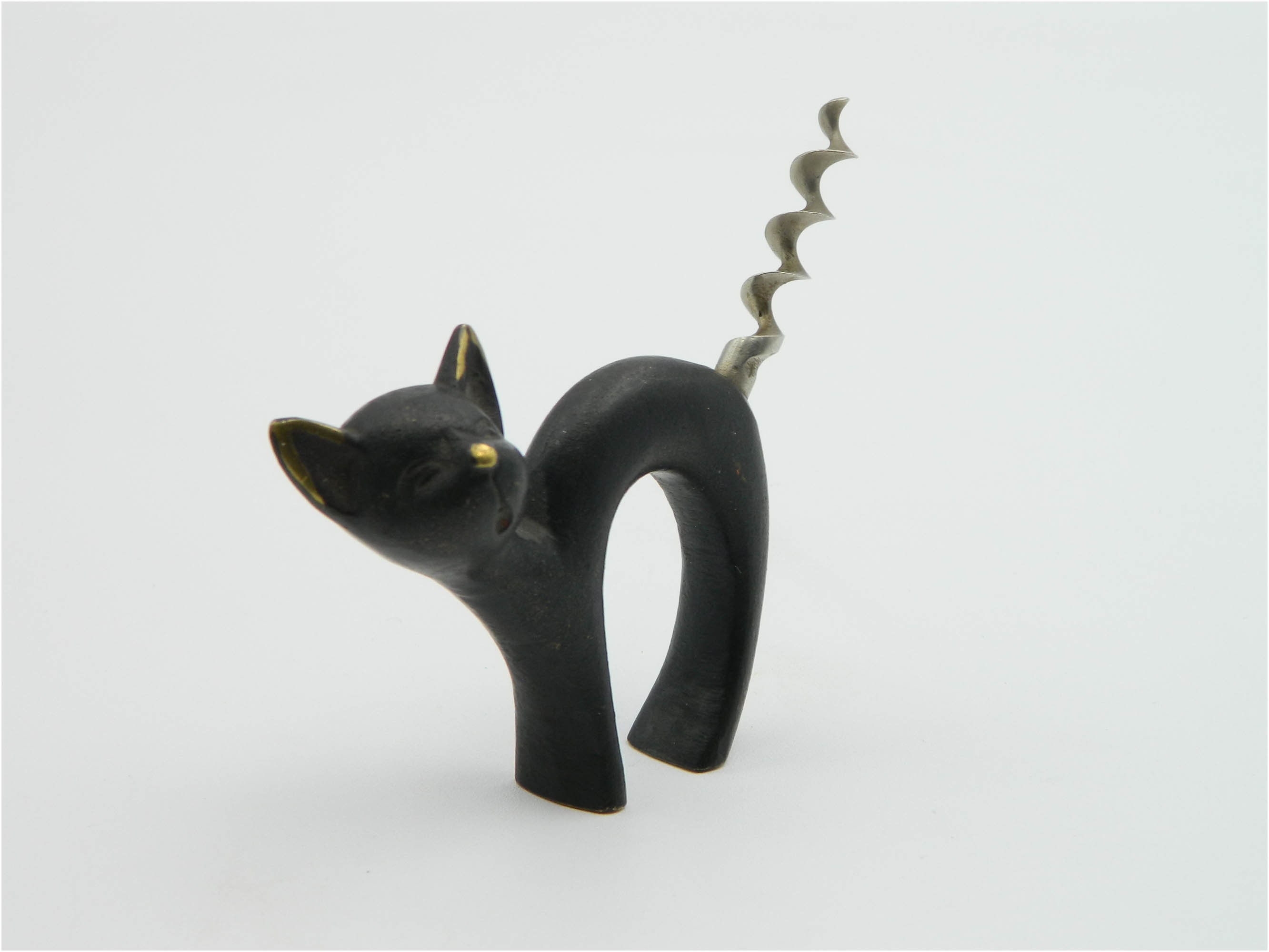 ウォルター・ボッセ・ワークショップ、コルク抜き、猫 - Etsy 日本