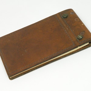 Auböck lederen schetsblok model 3615