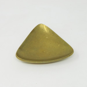 Auböck small triangle brass bowl