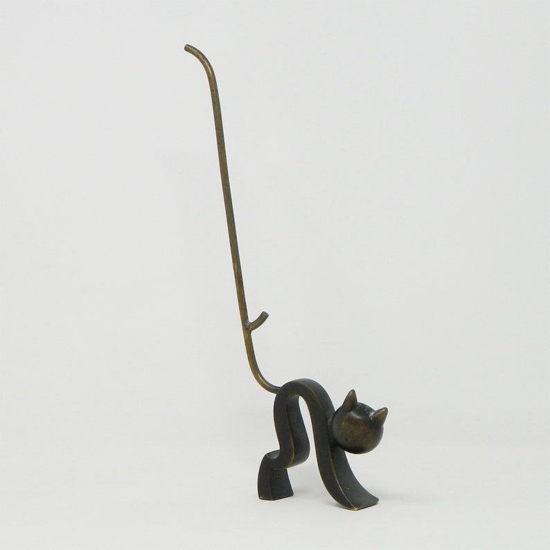 Richard Rohac Cat Richard Rohac Vienna - Cat Pretzel Holder Made of Bronze - Etsy