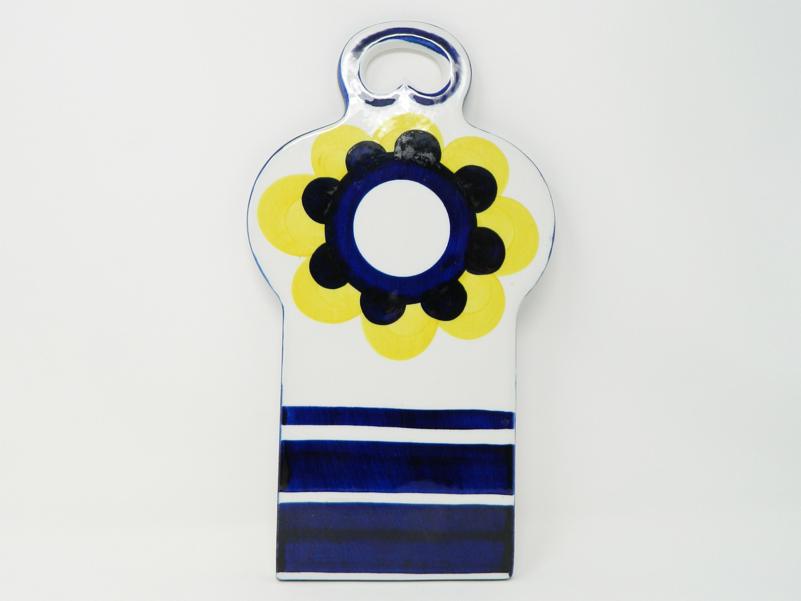 Arabia Finland Paju yellow Ceramic Cheese Board Design Anja Jaatinen-Winquist