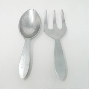 Salad server made of aluminium by Terence Conran British design of the 1970s - mid century modern design