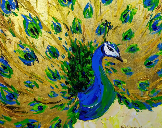 Картина павлин гончарова