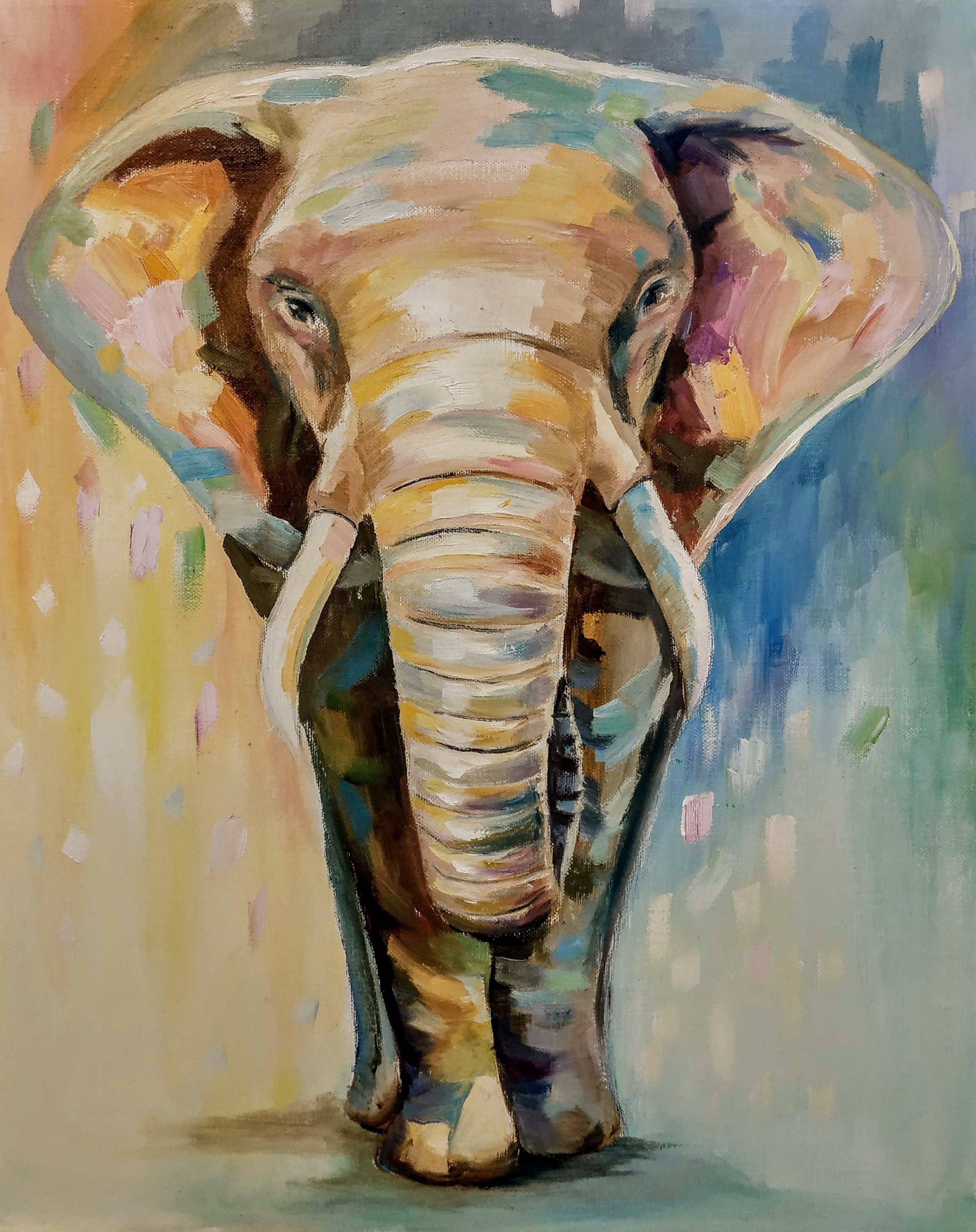 paintings of elephants