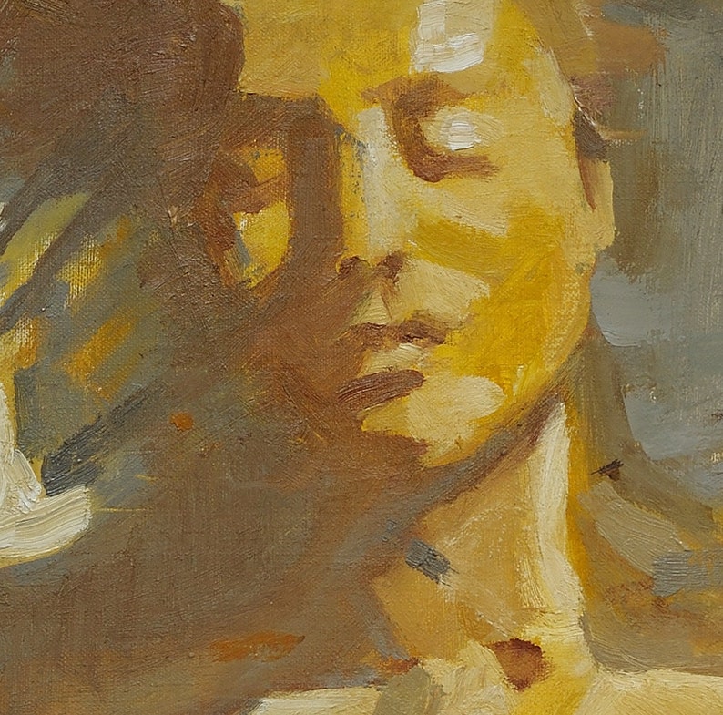 Female Nude Art Nude Painting Erotic Painting Female Painting Etsy UK