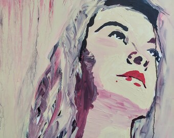 Vrouw Originele Schilderij Slaapkamer Olieverfschilderijen Vrouwen Moderne Kunst Origineel Portret Schilderij Op Canvas Abstracte Vrouwelijke Kunst Vrouwen Portret