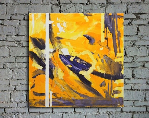 Abstract landscape Art Oil Painting Original Abstract Wall Art Ukrainian Modern Art Contemporary Abstract Home Decor On Canvas Palette Knife