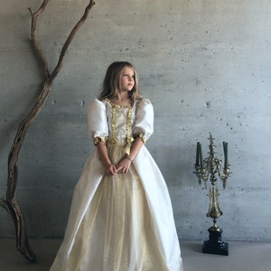 Ivory Taffeta Princess Dress – Inspired by Donkeyskin&#39;s &quot;Dress the Color of the Sun&quot;