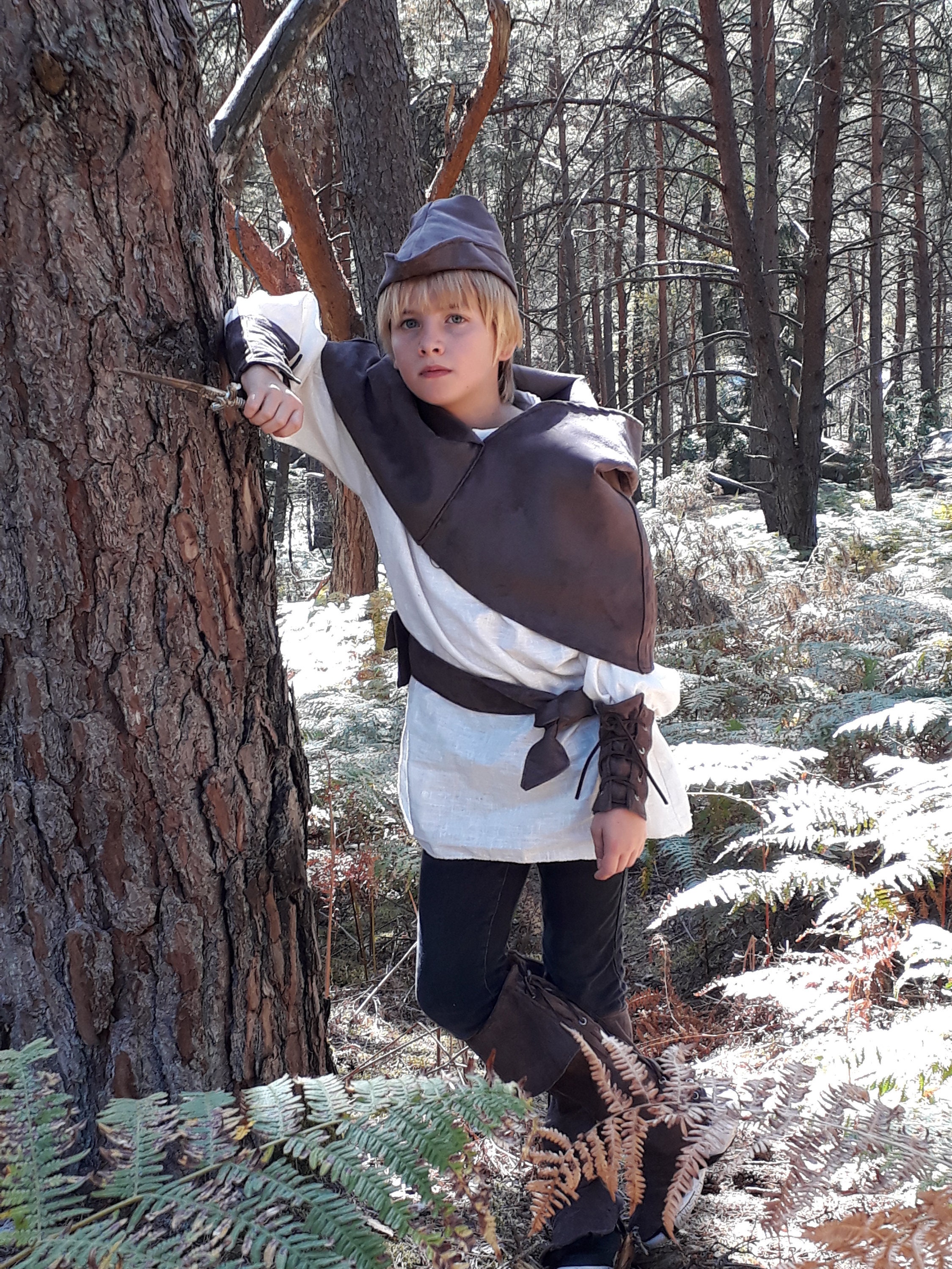 Giraffe Children's Palace Wolf in sheep's clothing Robin Hood Costume Medieval Costume in Suede Suede Effect - Etsy Giraffe Children's Palace Wolf in sheep's clothing Robin Hood Costume Medieval Costume in Suede Suede Effect - Etsy